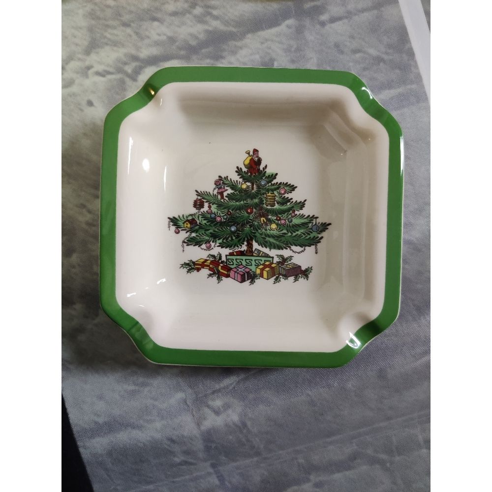 Spode vintage 1980s Christmas tree decorative ashtray  dish - Picture 9 of 9